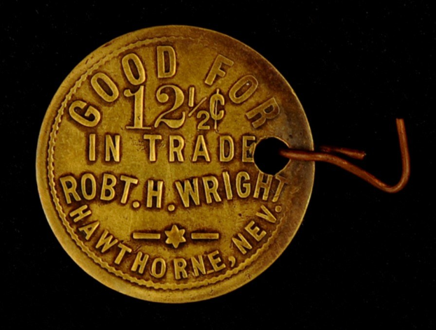 Goldmünze mit der Aufschrift "Gut für 12% im Handel"